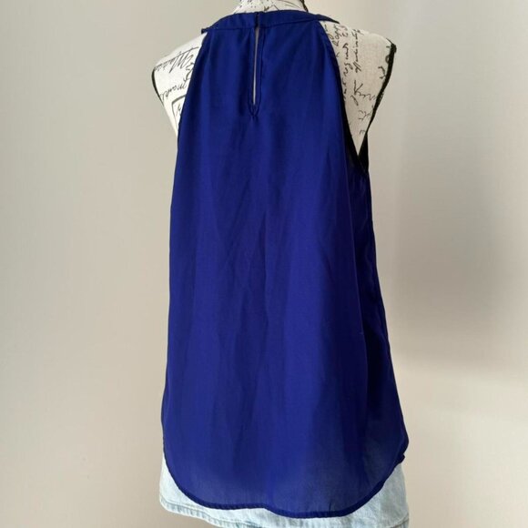 y2k hibiscus satin tunic - Picture 3 of 4